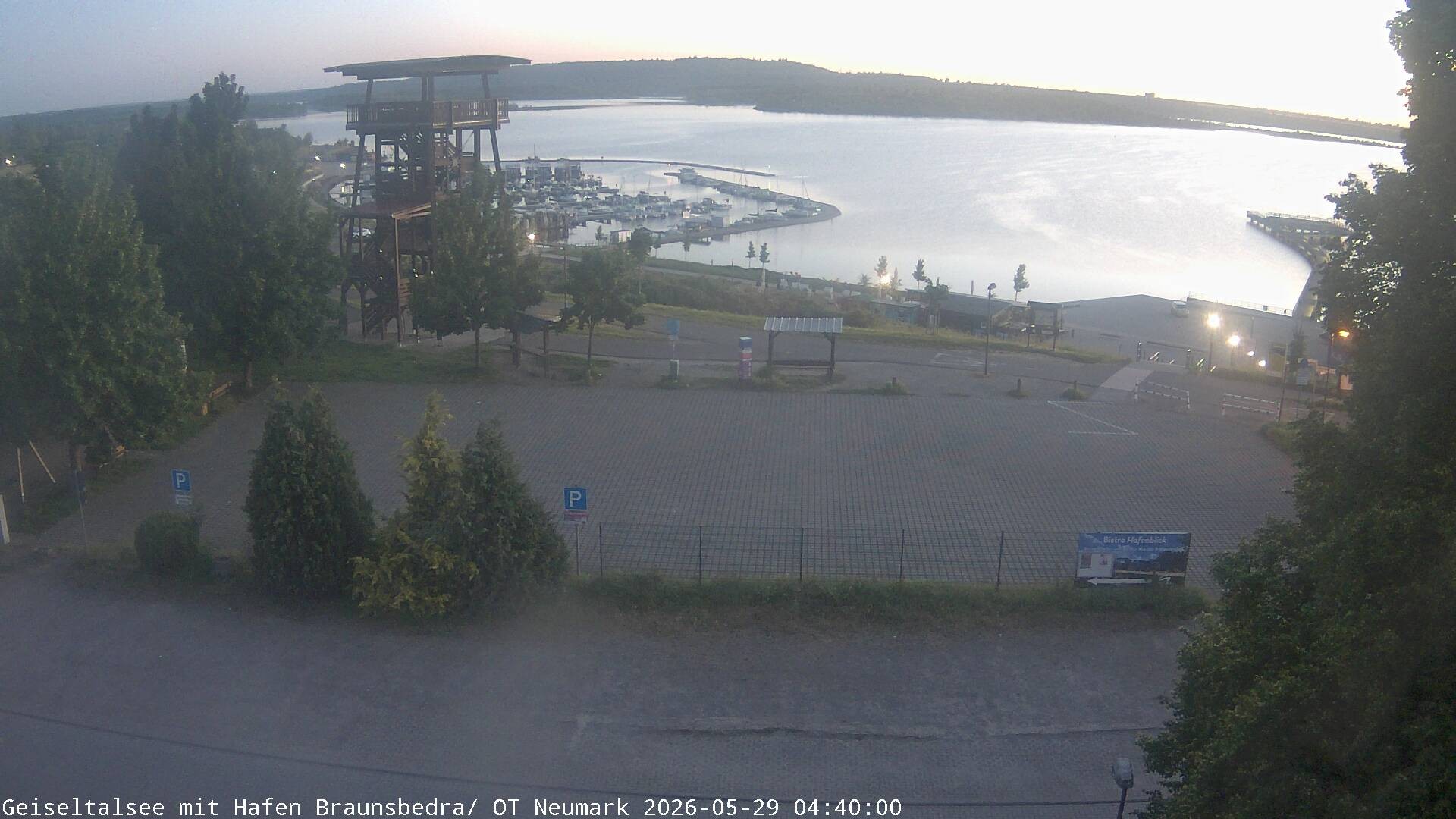Archiv Foto Webcam Geiseltalsee - Braunsbedra Hafen