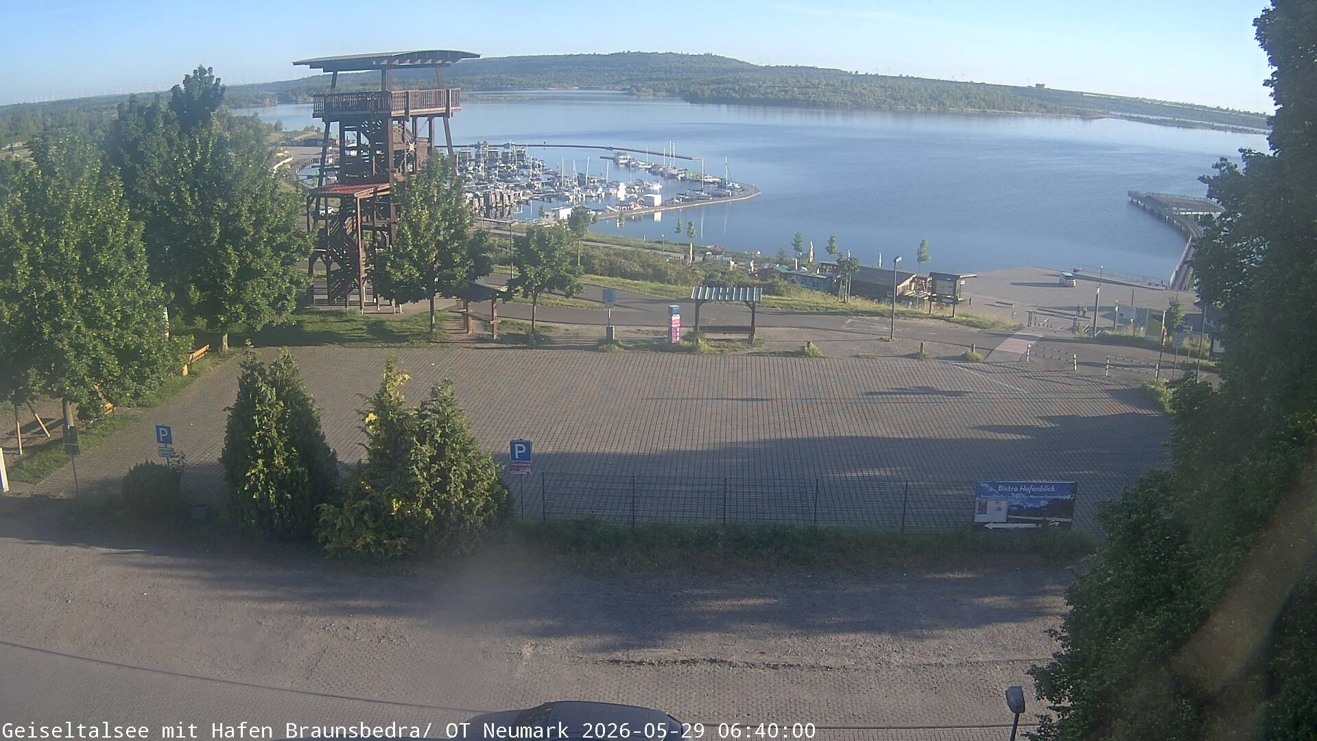 Archiv Foto Webcam Geiseltalsee - Braunsbedra Hafen