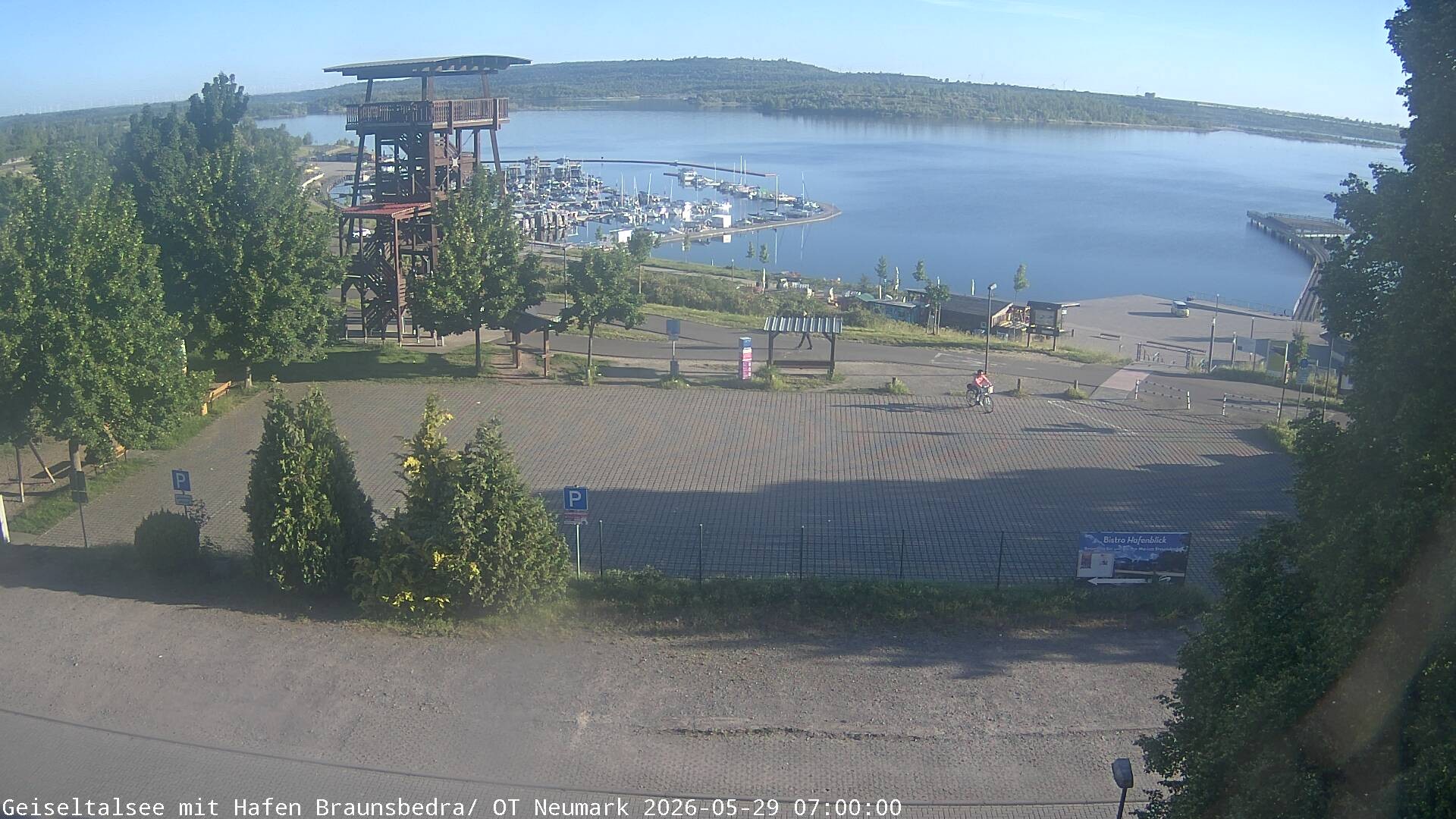 Archiv Foto Webcam Geiseltalsee - Braunsbedra Hafen