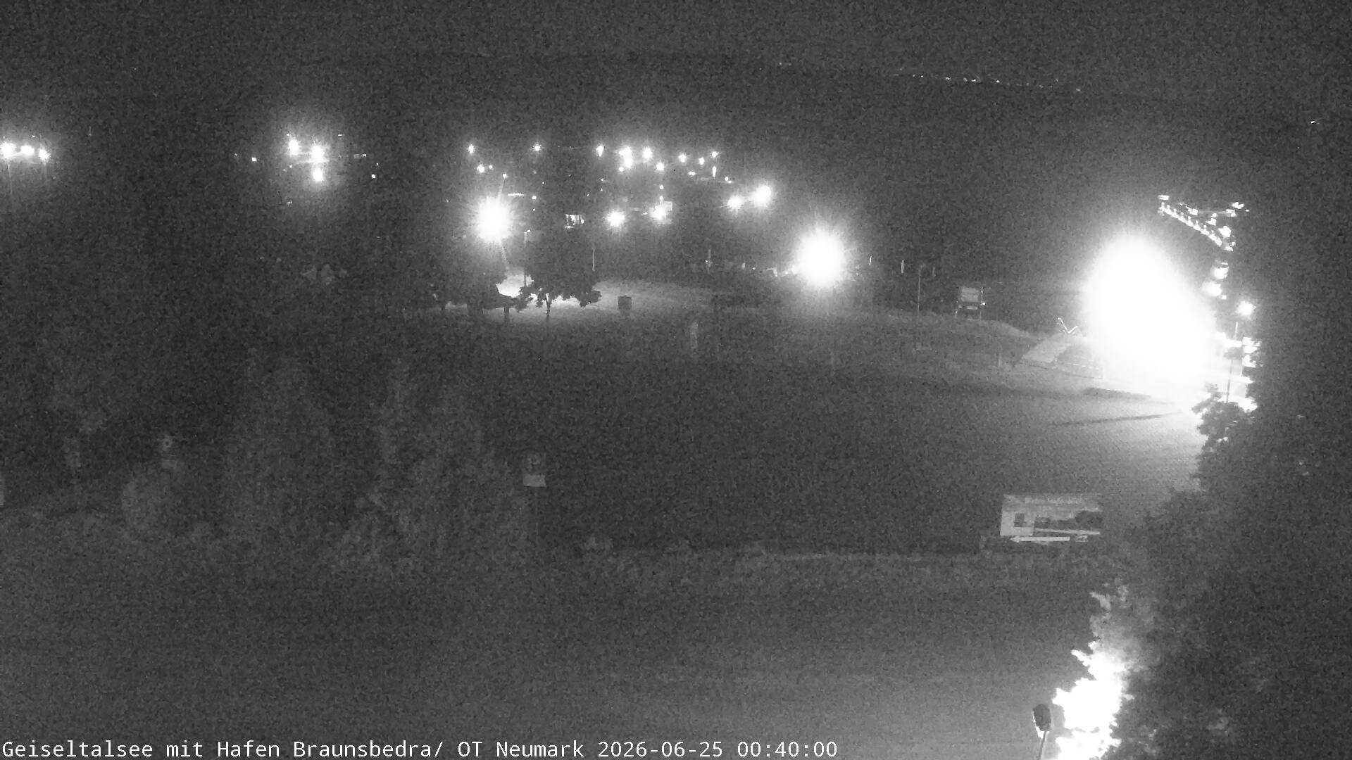 Archiv Foto Webcam Geiseltalsee - Braunsbedra Hafen