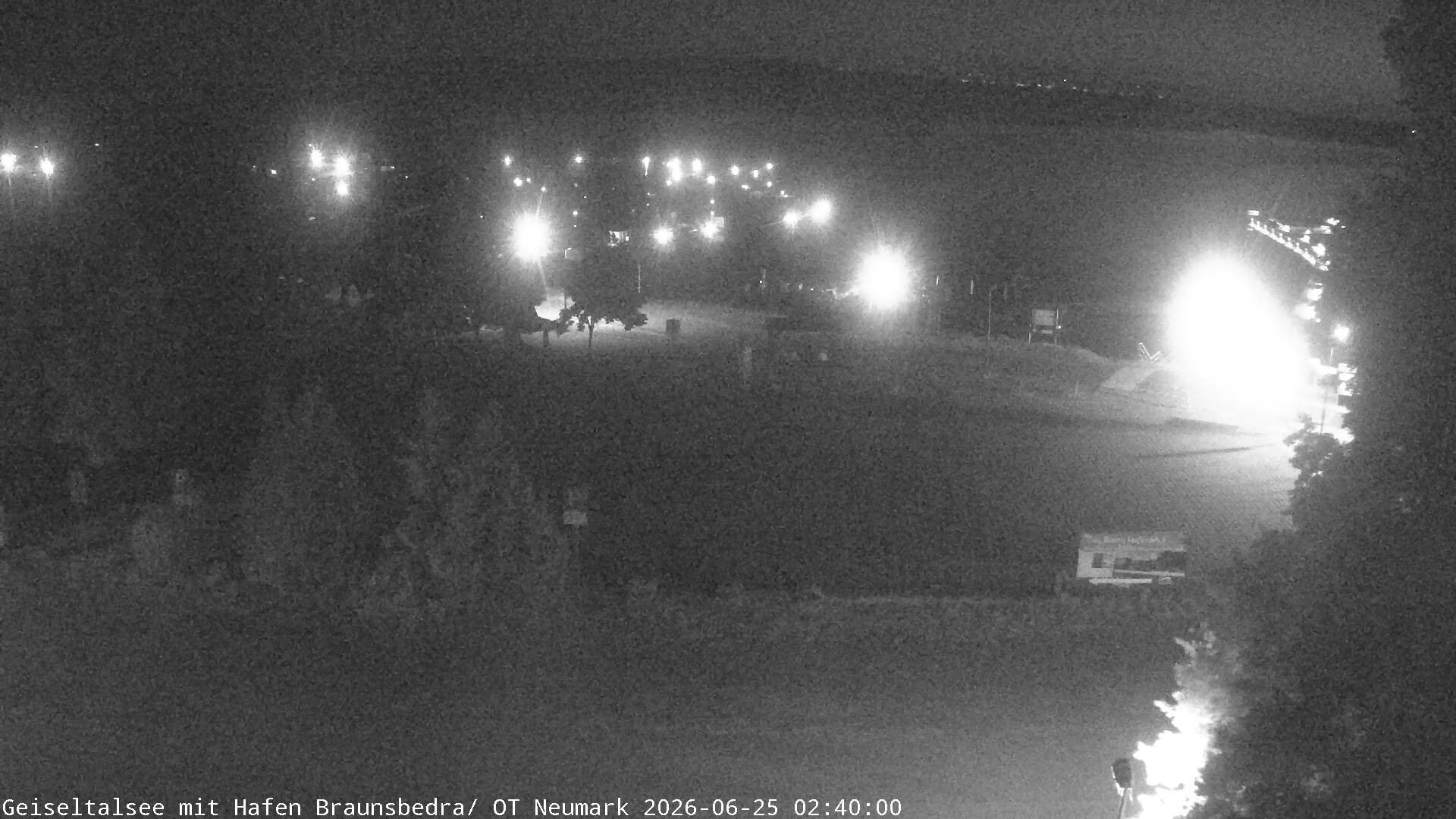Archiv Foto Webcam Geiseltalsee - Braunsbedra Hafen