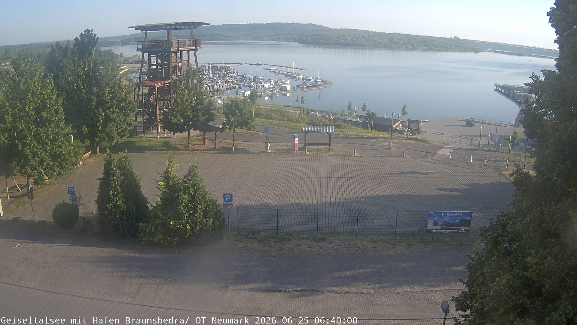 Archiv Foto Webcam Geiseltalsee - Braunsbedra Hafen