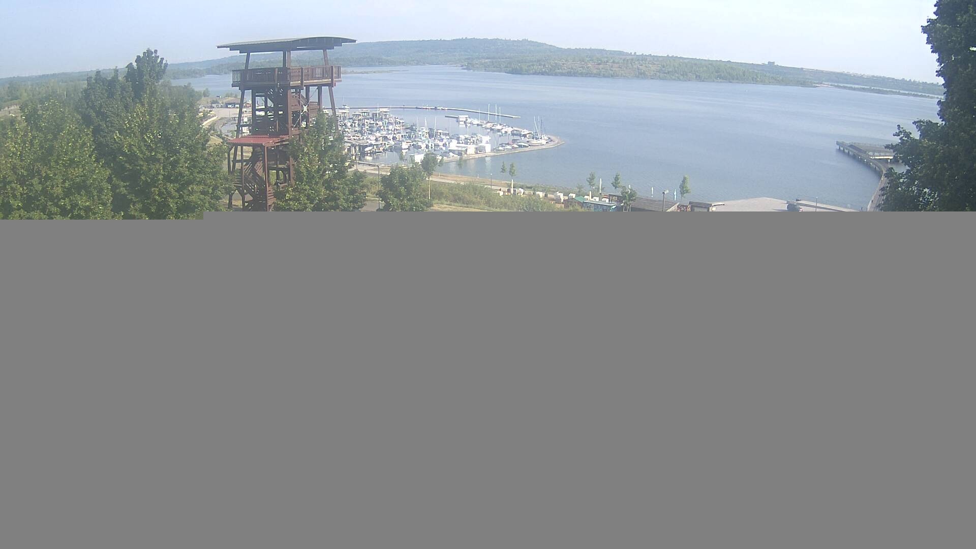 Archiv Foto Webcam Geiseltalsee - Braunsbedra Hafen