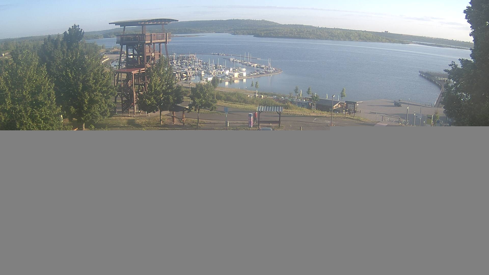 Archiv Foto Webcam Geiseltalsee - Braunsbedra Hafen