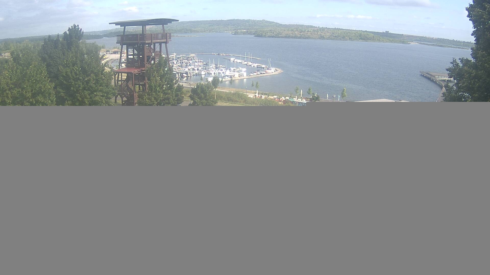 Archiv Foto Webcam Geiseltalsee - Braunsbedra Hafen