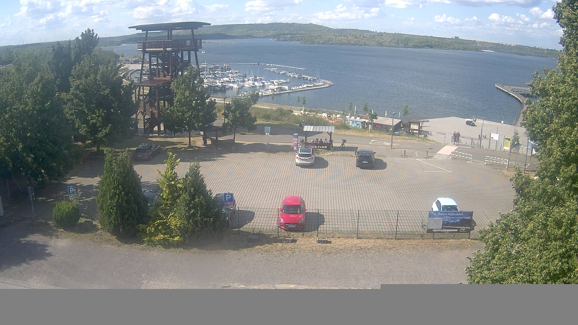 Archiv Foto Webcam Geiseltalsee - Braunsbedra Hafen