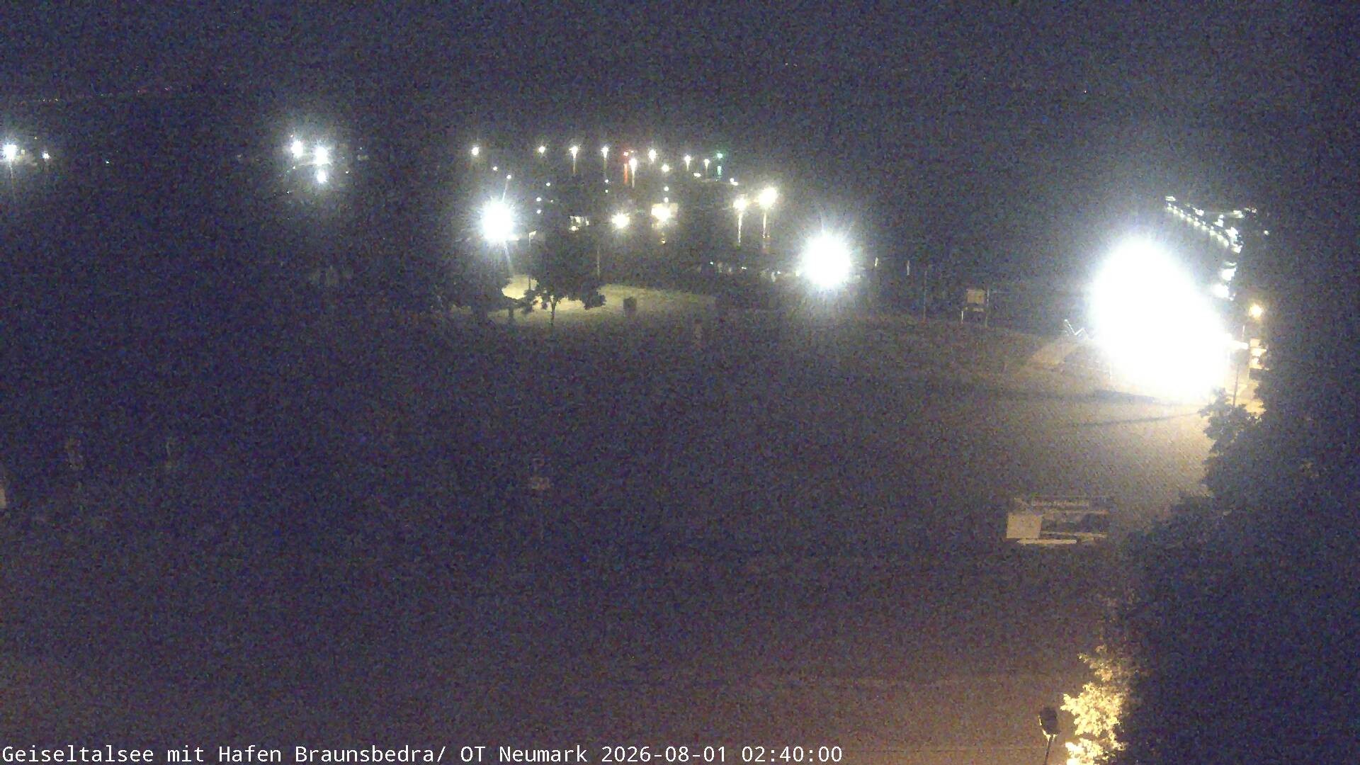 Archiv Foto Webcam Geiseltalsee - Braunsbedra Hafen