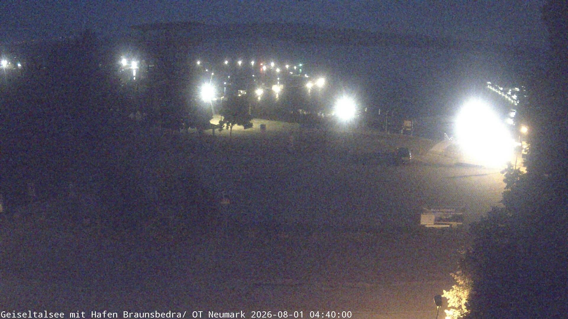 Archiv Foto Webcam Geiseltalsee - Braunsbedra Hafen