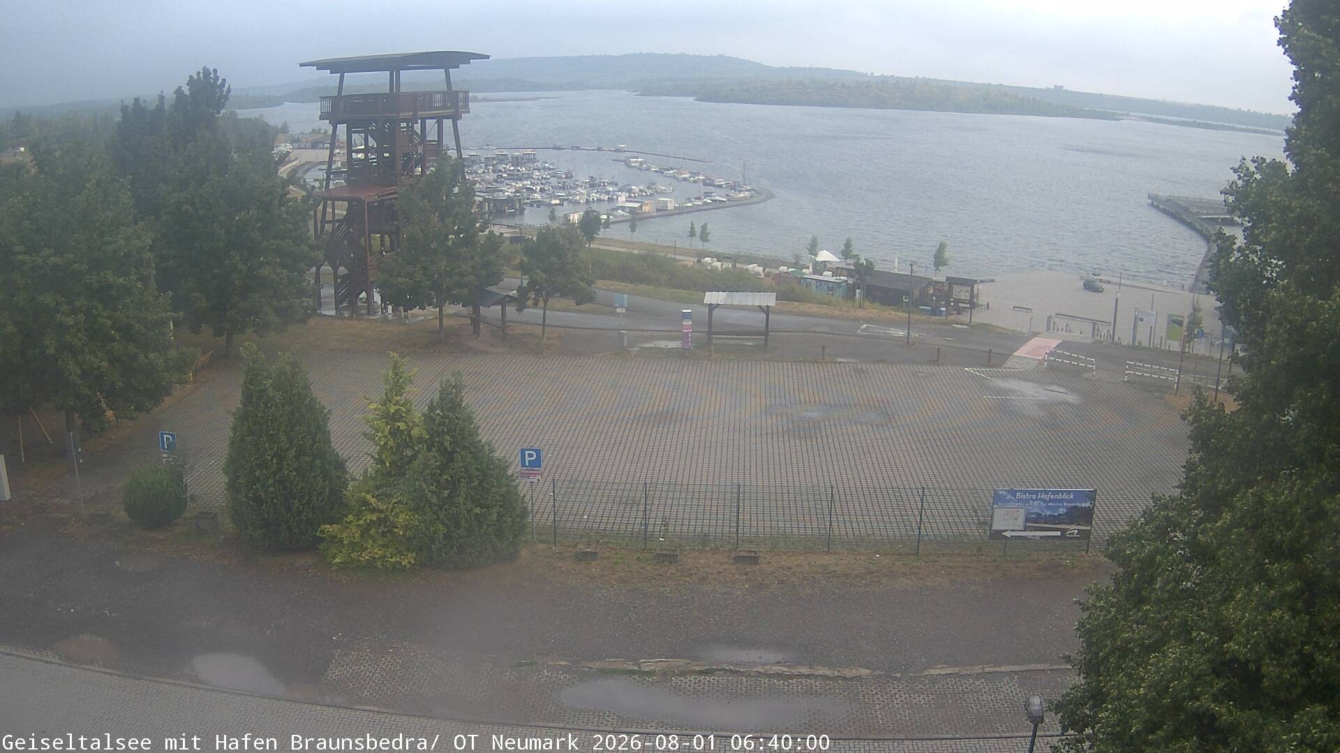 Archiv Foto Webcam Geiseltalsee - Braunsbedra Hafen