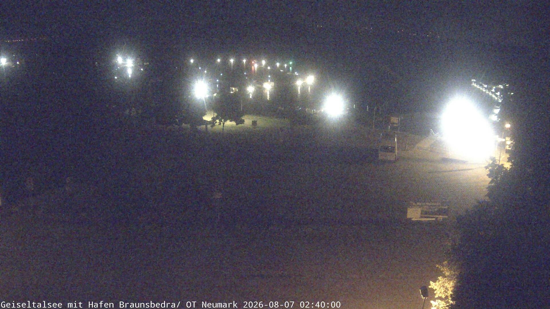 Archiv Foto Webcam Geiseltalsee - Braunsbedra Hafen