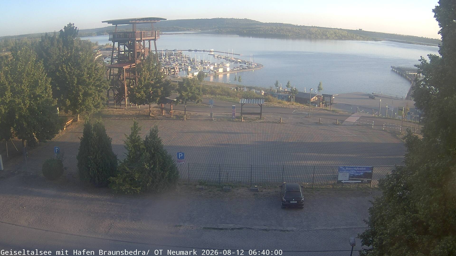 Archiv Foto Webcam Geiseltalsee - Braunsbedra Hafen