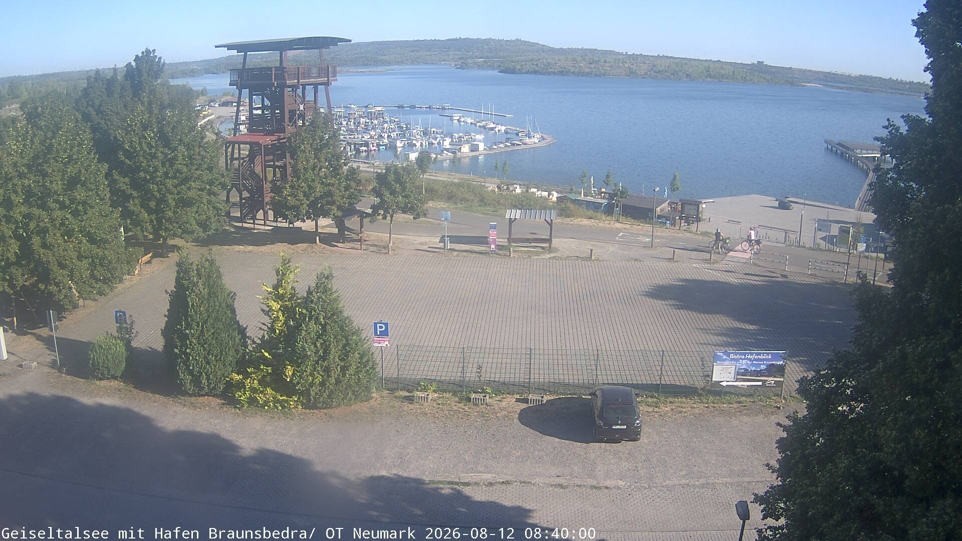 Archiv Foto Webcam Geiseltalsee - Braunsbedra Hafen