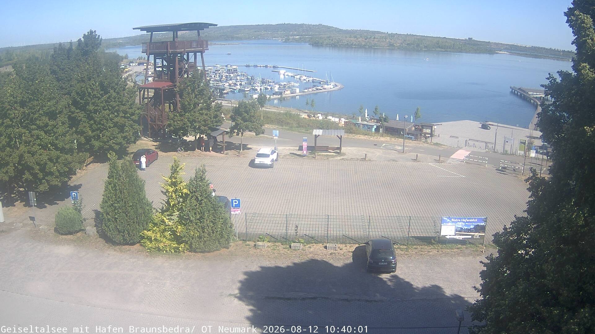 Archiv Foto Webcam Geiseltalsee - Braunsbedra Hafen