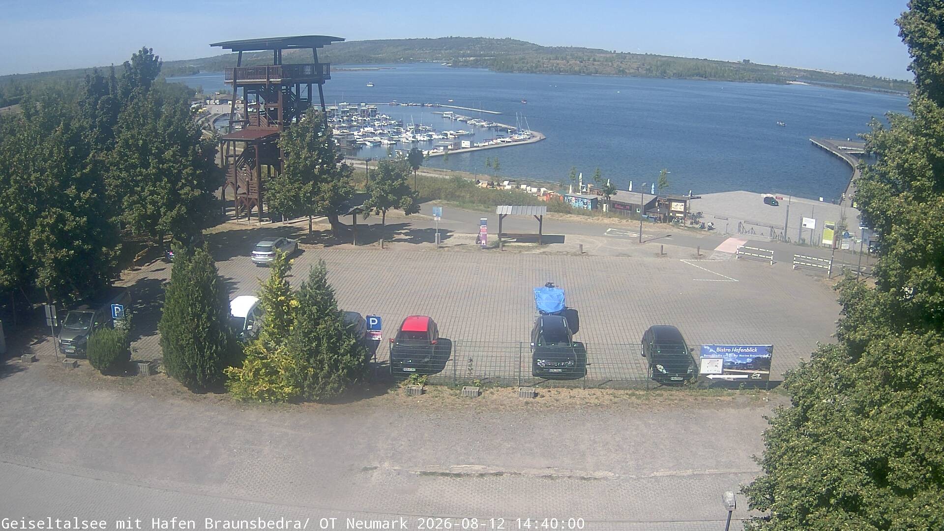 Archiv Foto Webcam Geiseltalsee - Braunsbedra Hafen