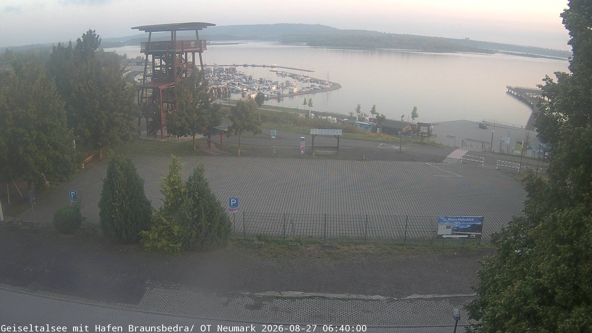 Archiv Foto Webcam Geiseltalsee - Braunsbedra Hafen