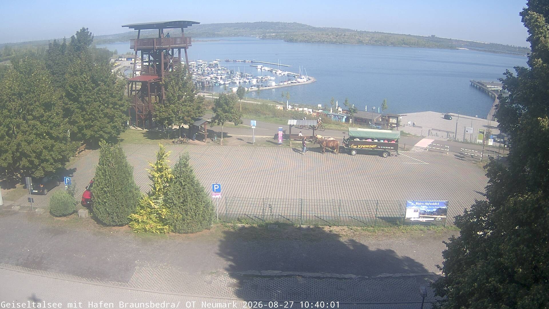 Archiv Foto Webcam Geiseltalsee - Braunsbedra Hafen