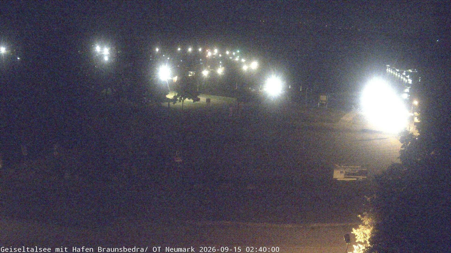 Archiv Foto Webcam Geiseltalsee - Braunsbedra Hafen