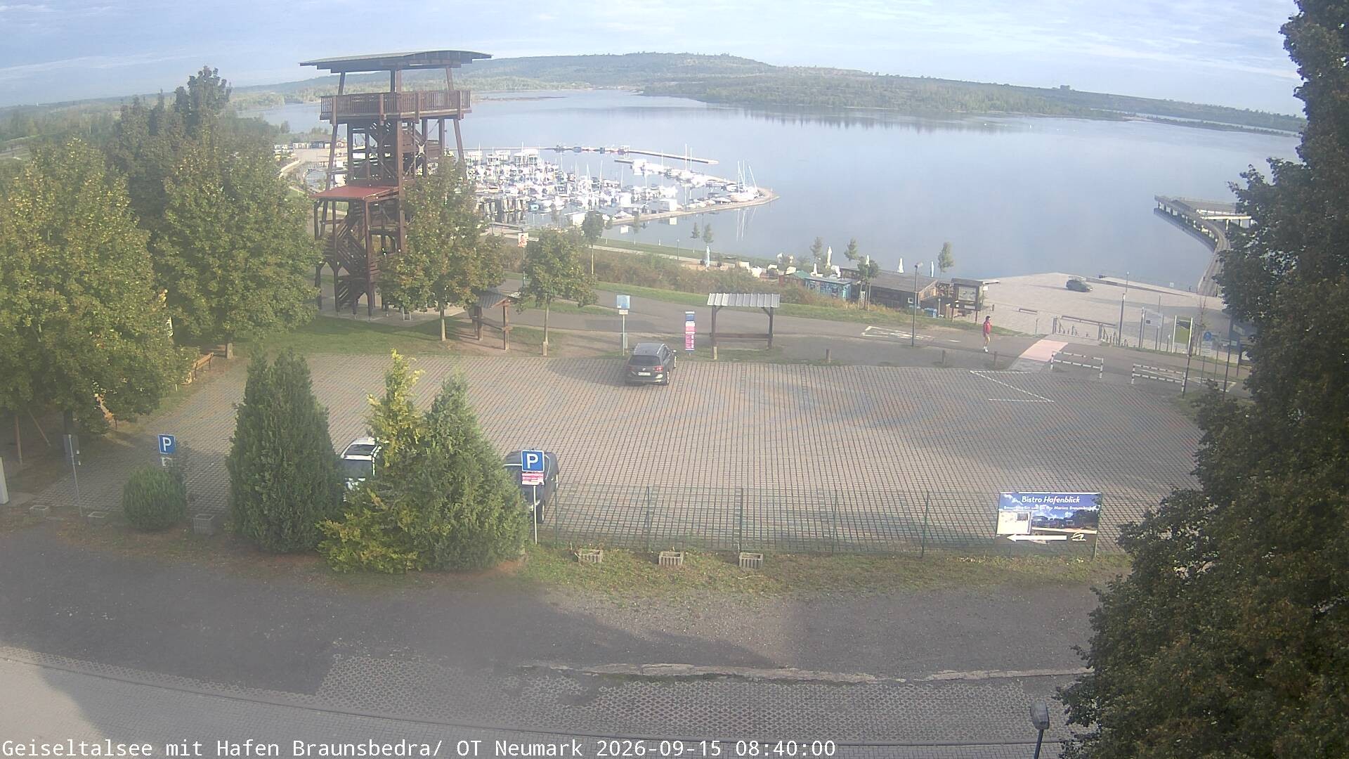 Archiv Foto Webcam Geiseltalsee - Braunsbedra Hafen
