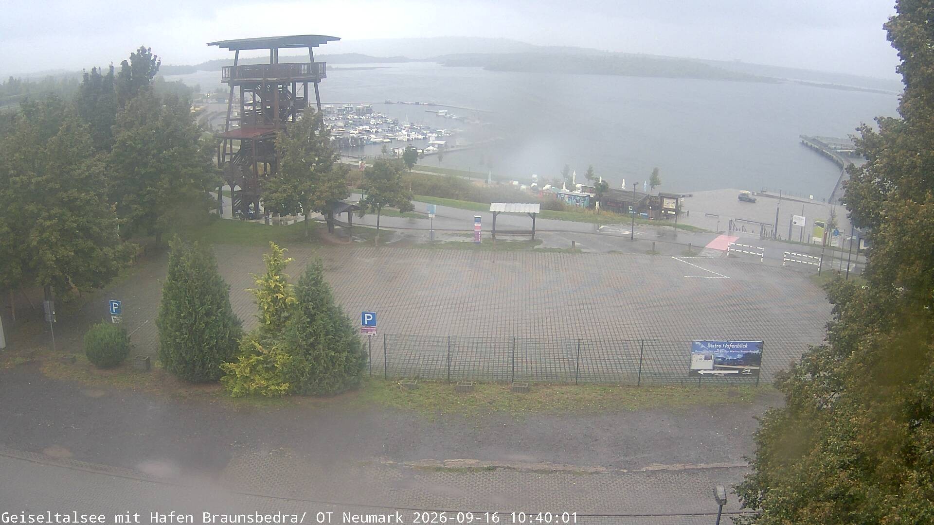 Archiv Foto Webcam Geiseltalsee - Braunsbedra Hafen