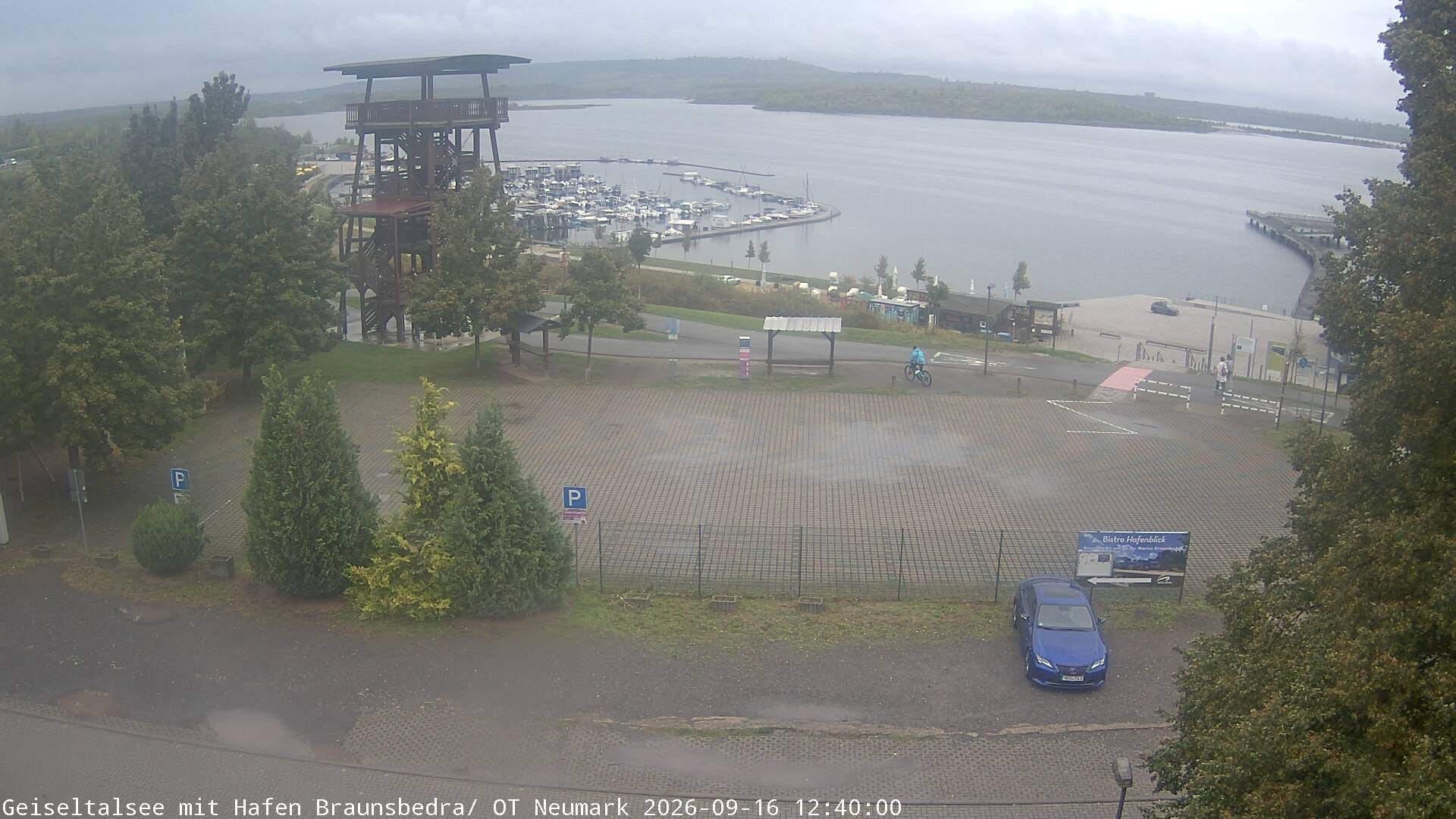 Archiv Foto Webcam Geiseltalsee - Braunsbedra Hafen