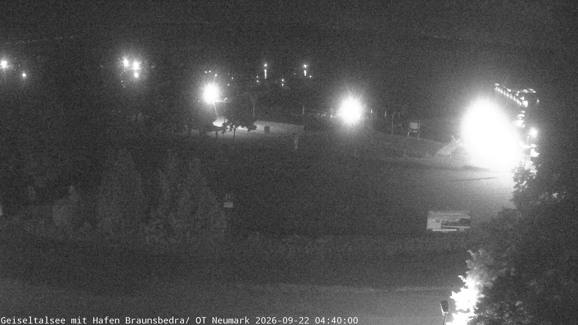 Archiv Foto Webcam Geiseltalsee - Braunsbedra Hafen