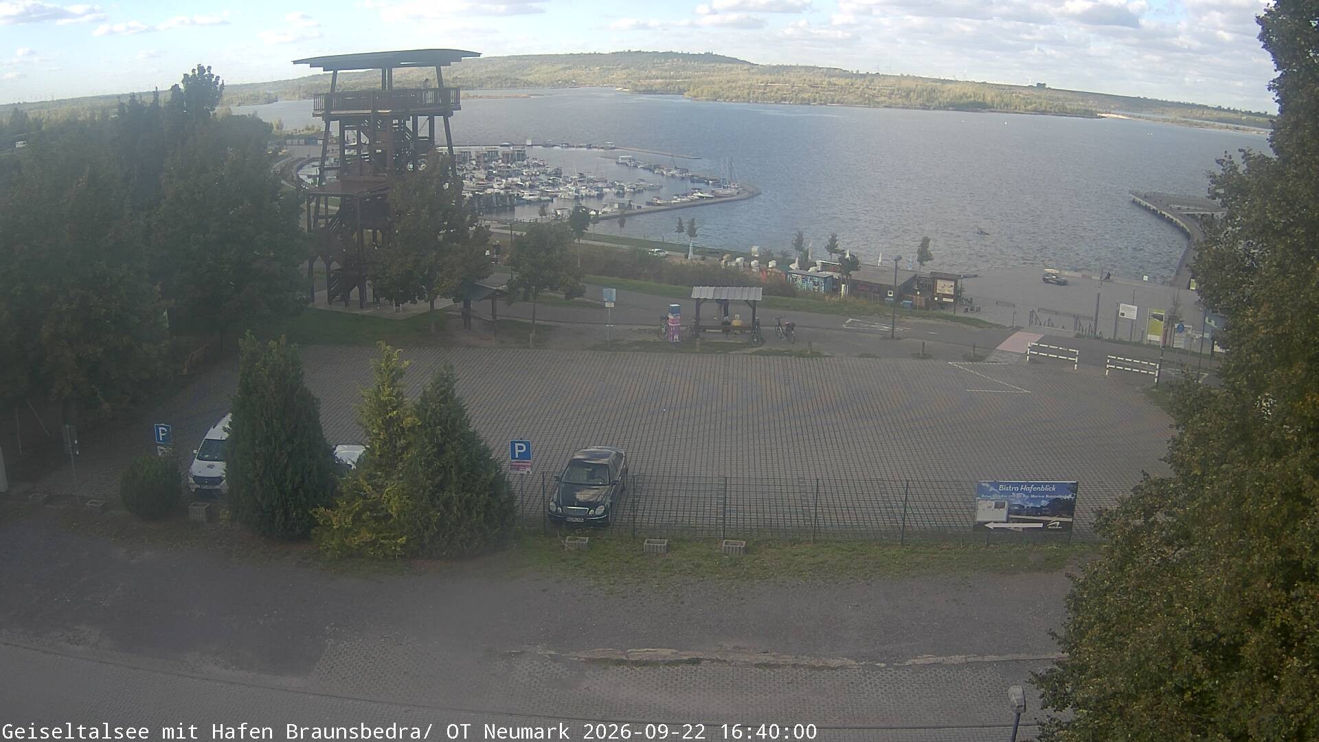 Archiv Foto Webcam Geiseltalsee - Braunsbedra Hafen