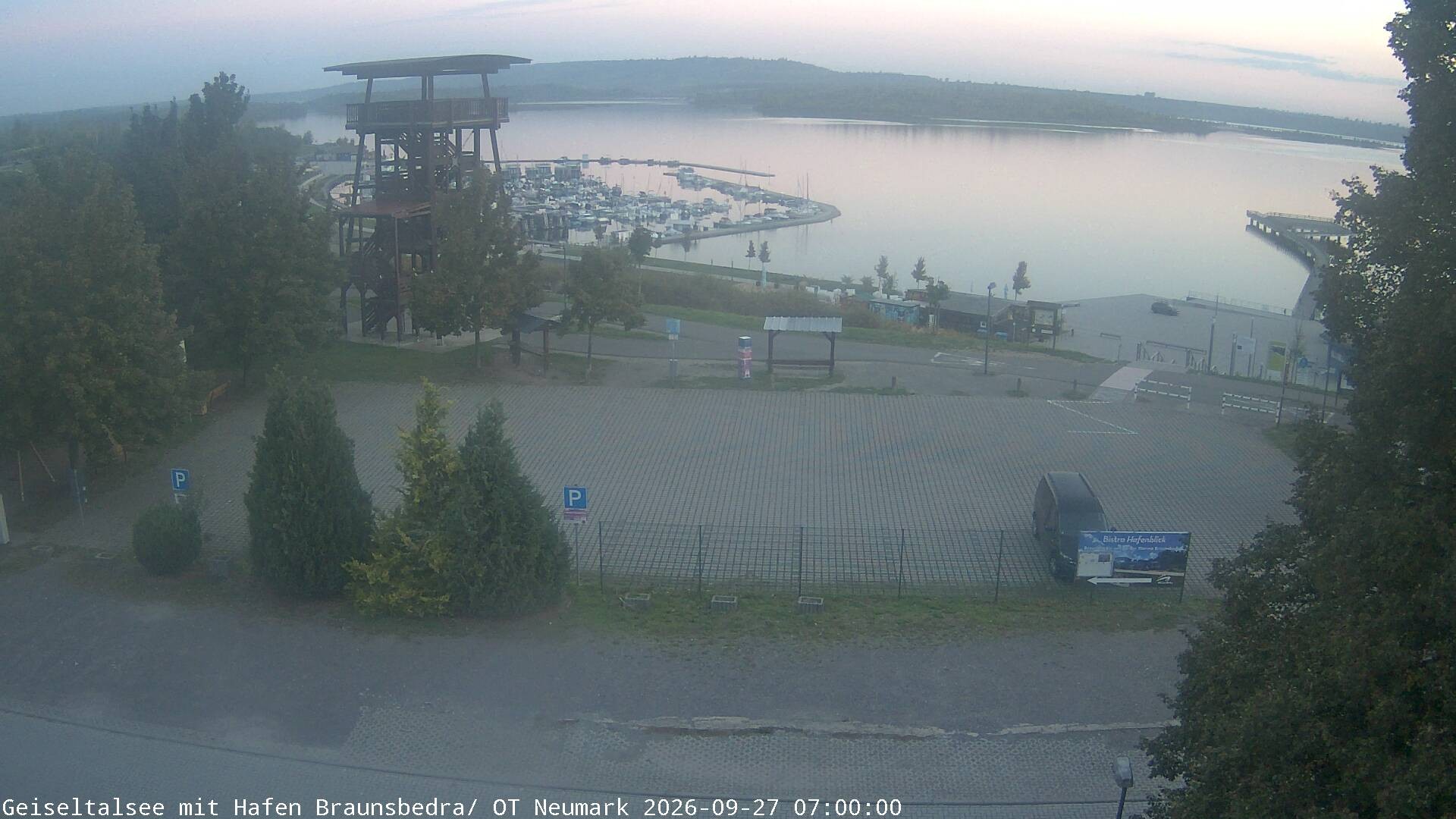 Archiv Foto Webcam Geiseltalsee - Braunsbedra Hafen