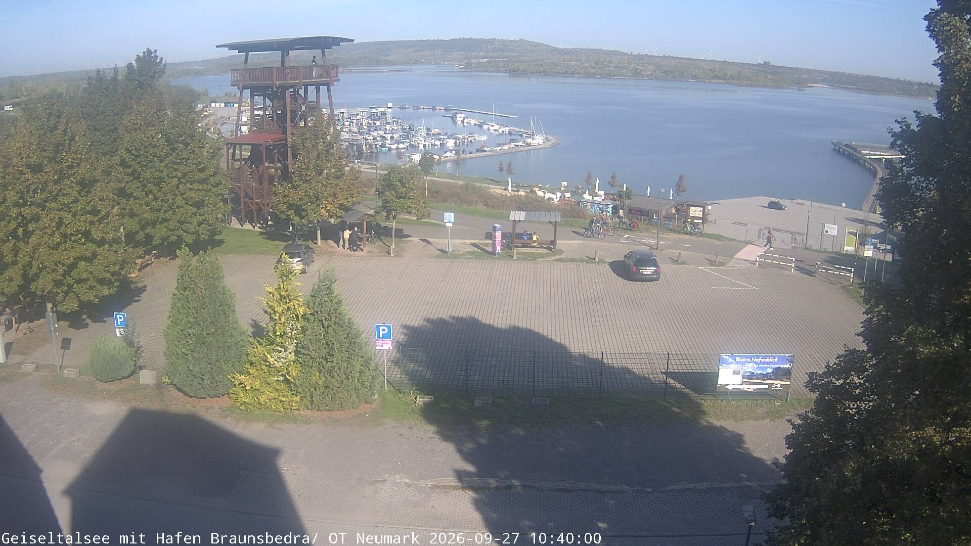 Archiv Foto Webcam Geiseltalsee - Braunsbedra Hafen