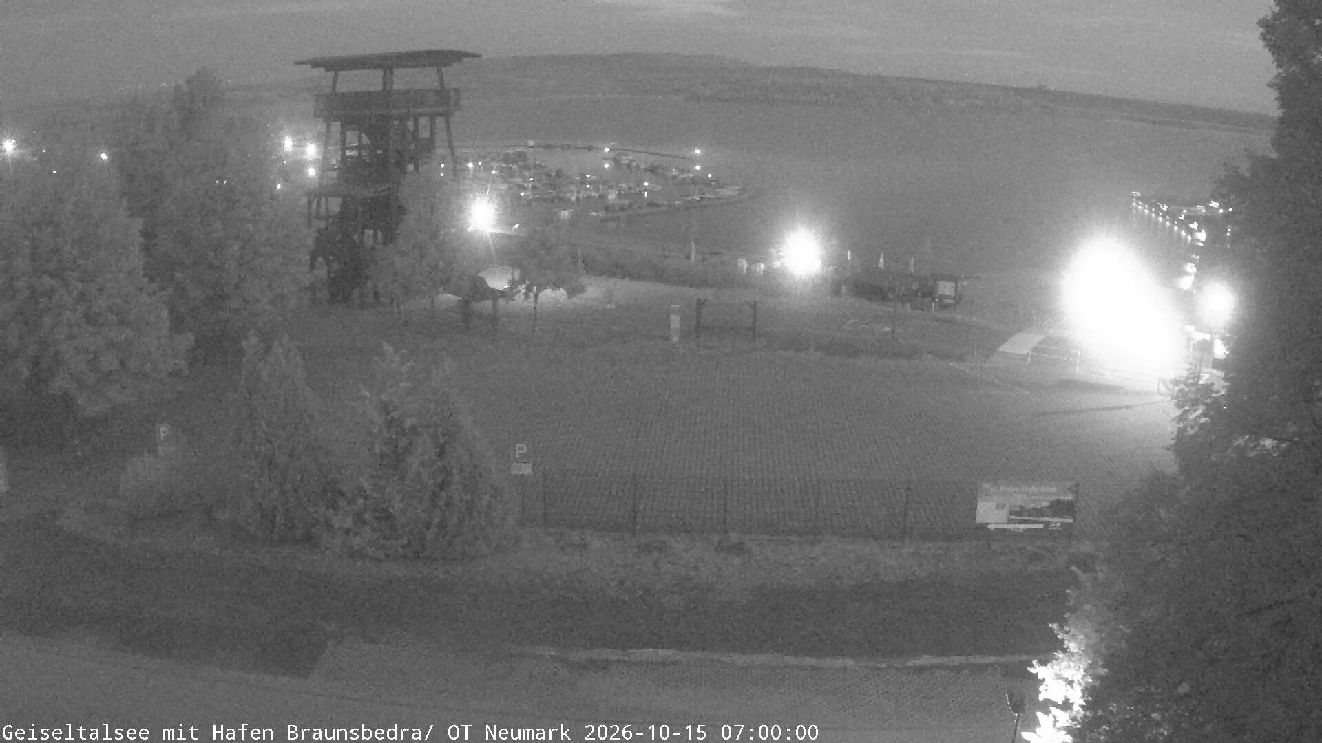 Archiv Foto Webcam Geiseltalsee - Braunsbedra Hafen