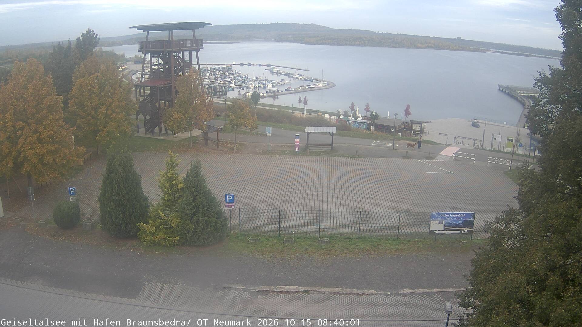 Archiv Foto Webcam Geiseltalsee - Braunsbedra Hafen