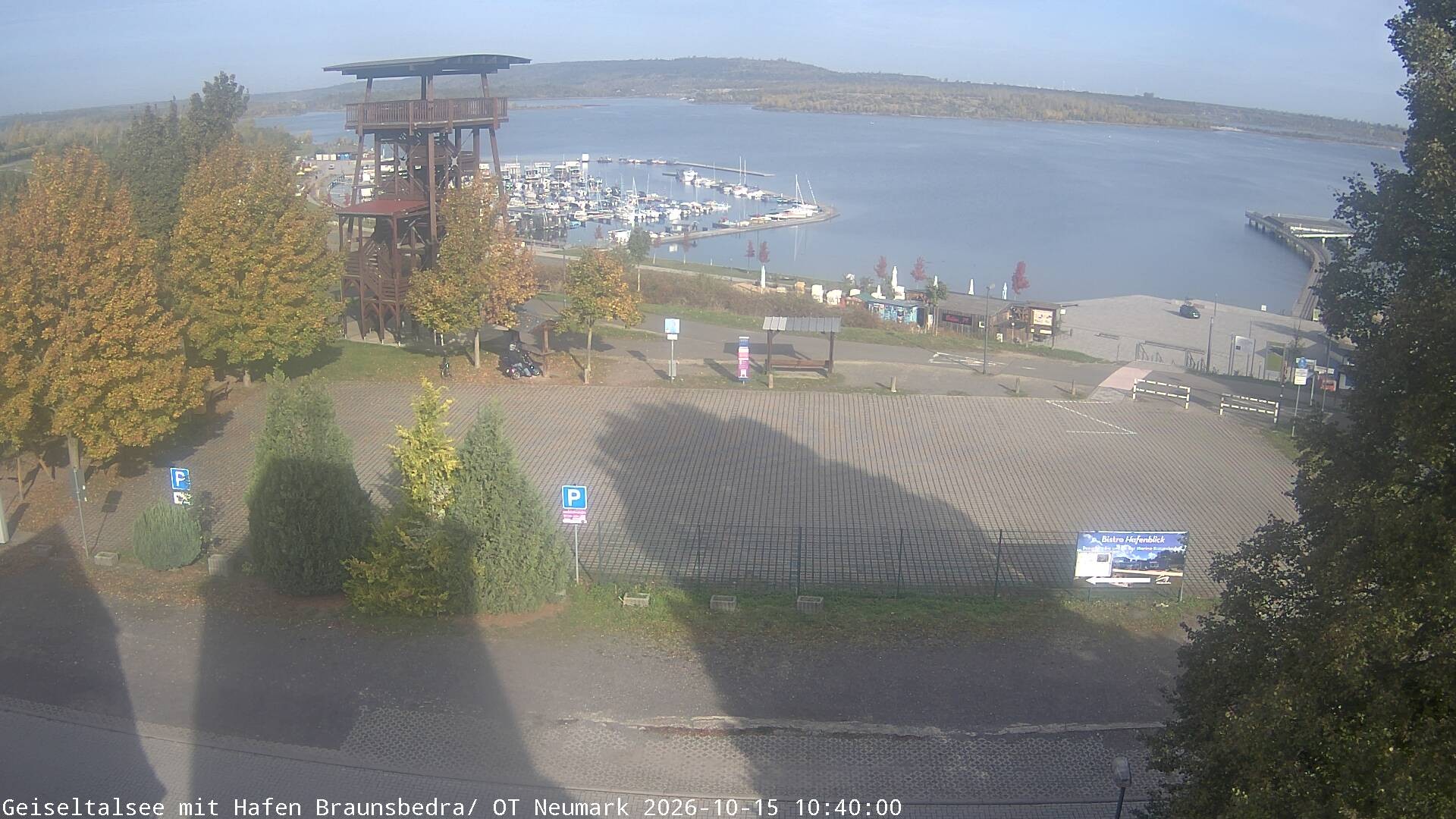 Archiv Foto Webcam Geiseltalsee - Braunsbedra Hafen