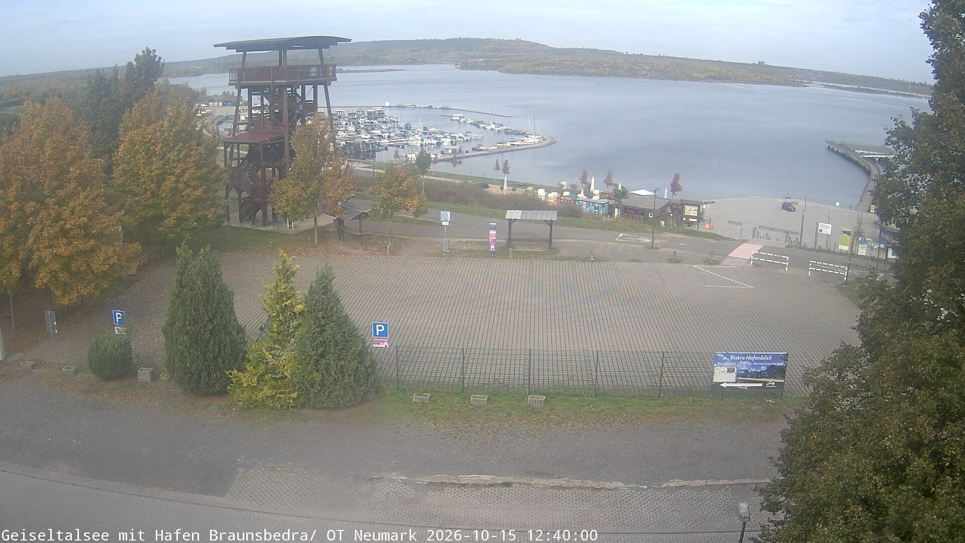 Archiv Foto Webcam Geiseltalsee - Braunsbedra Hafen
