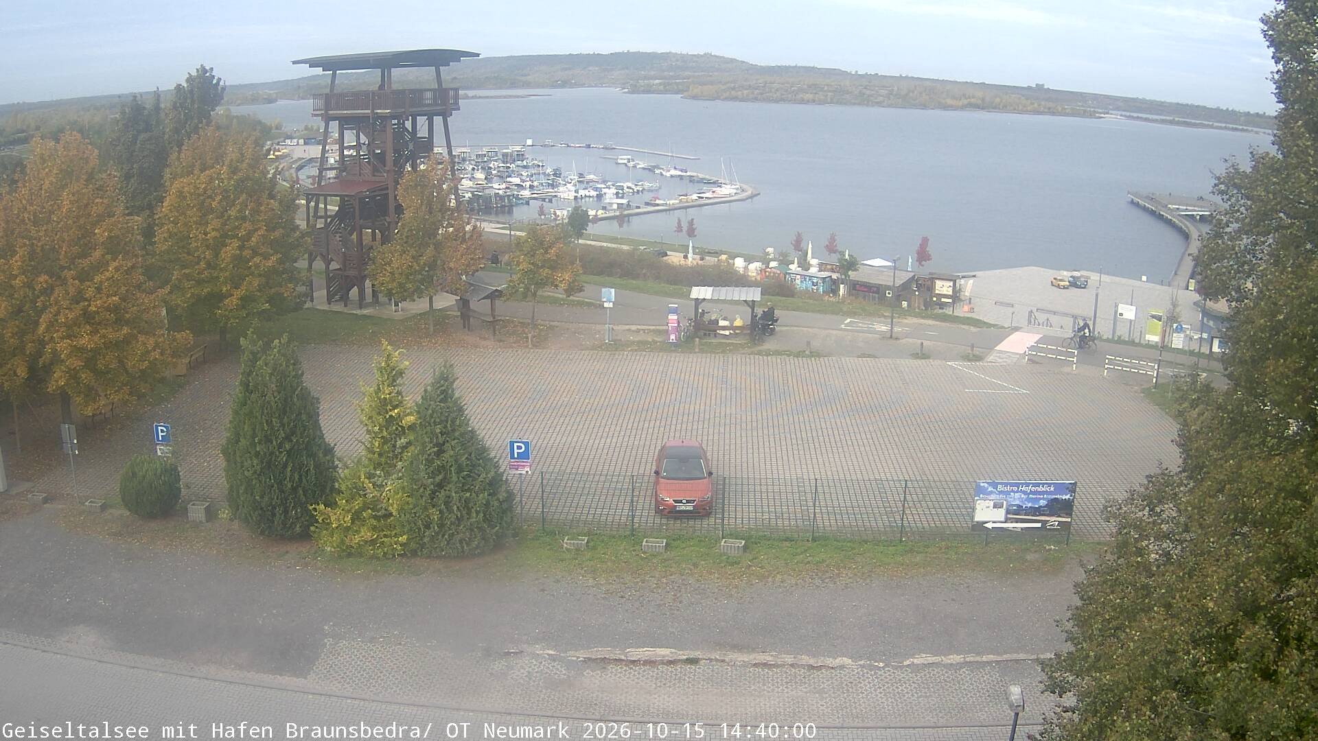Archiv Foto Webcam Geiseltalsee - Braunsbedra Hafen