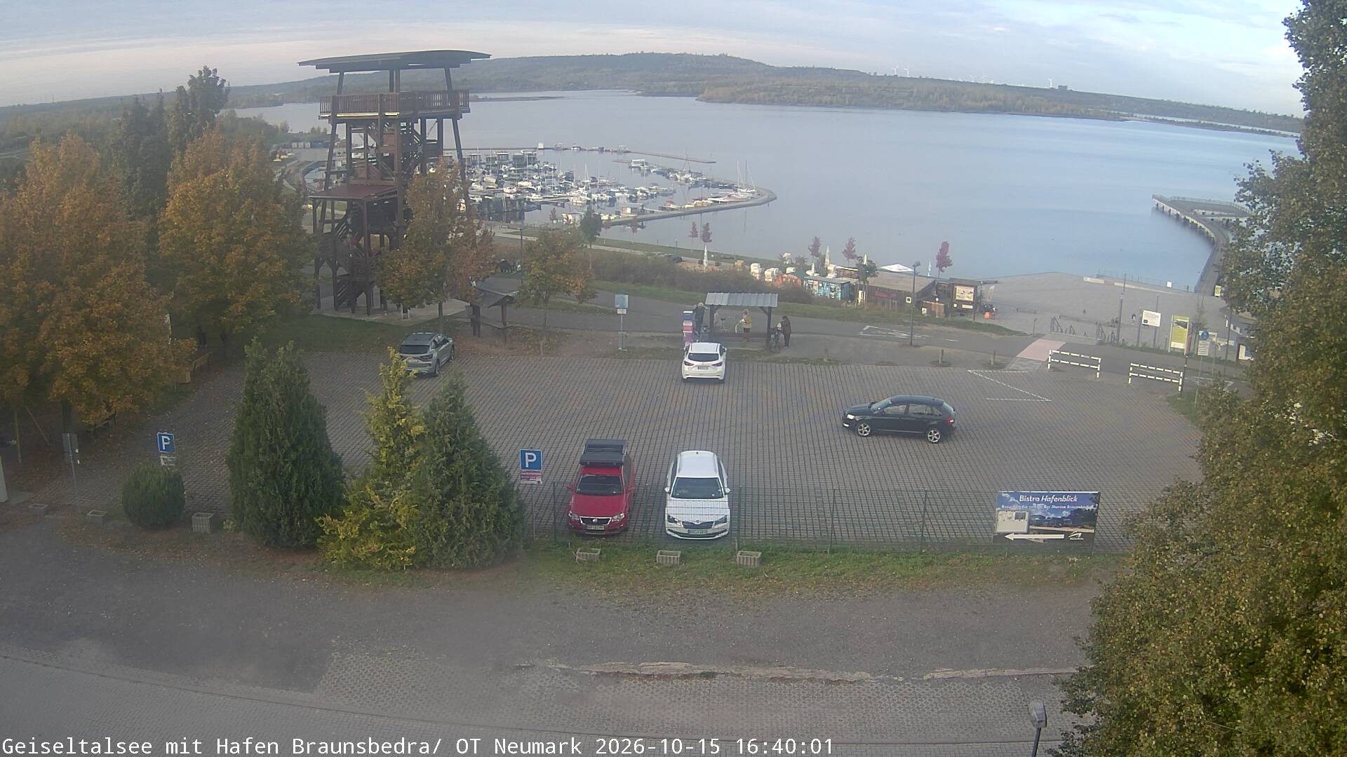 Archiv Foto Webcam Geiseltalsee - Braunsbedra Hafen