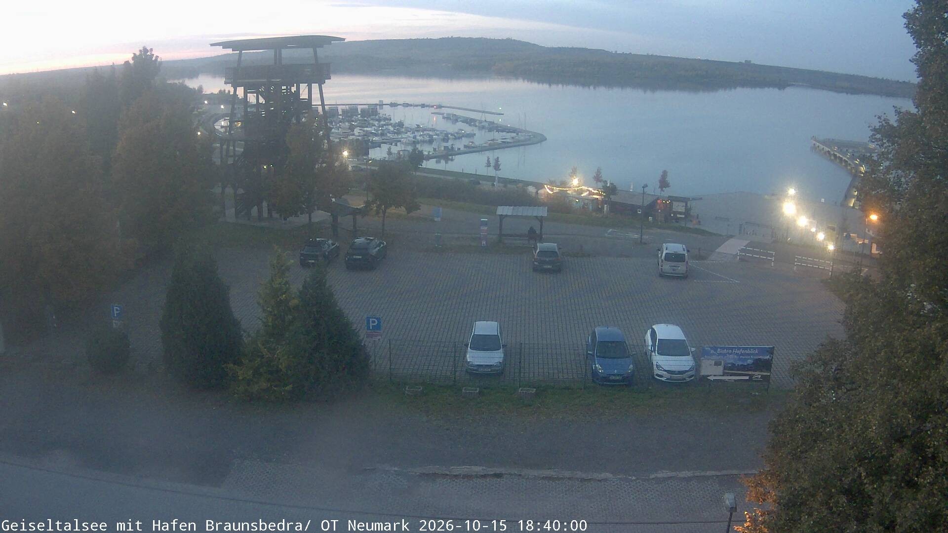 Archiv Foto Webcam Geiseltalsee - Braunsbedra Hafen