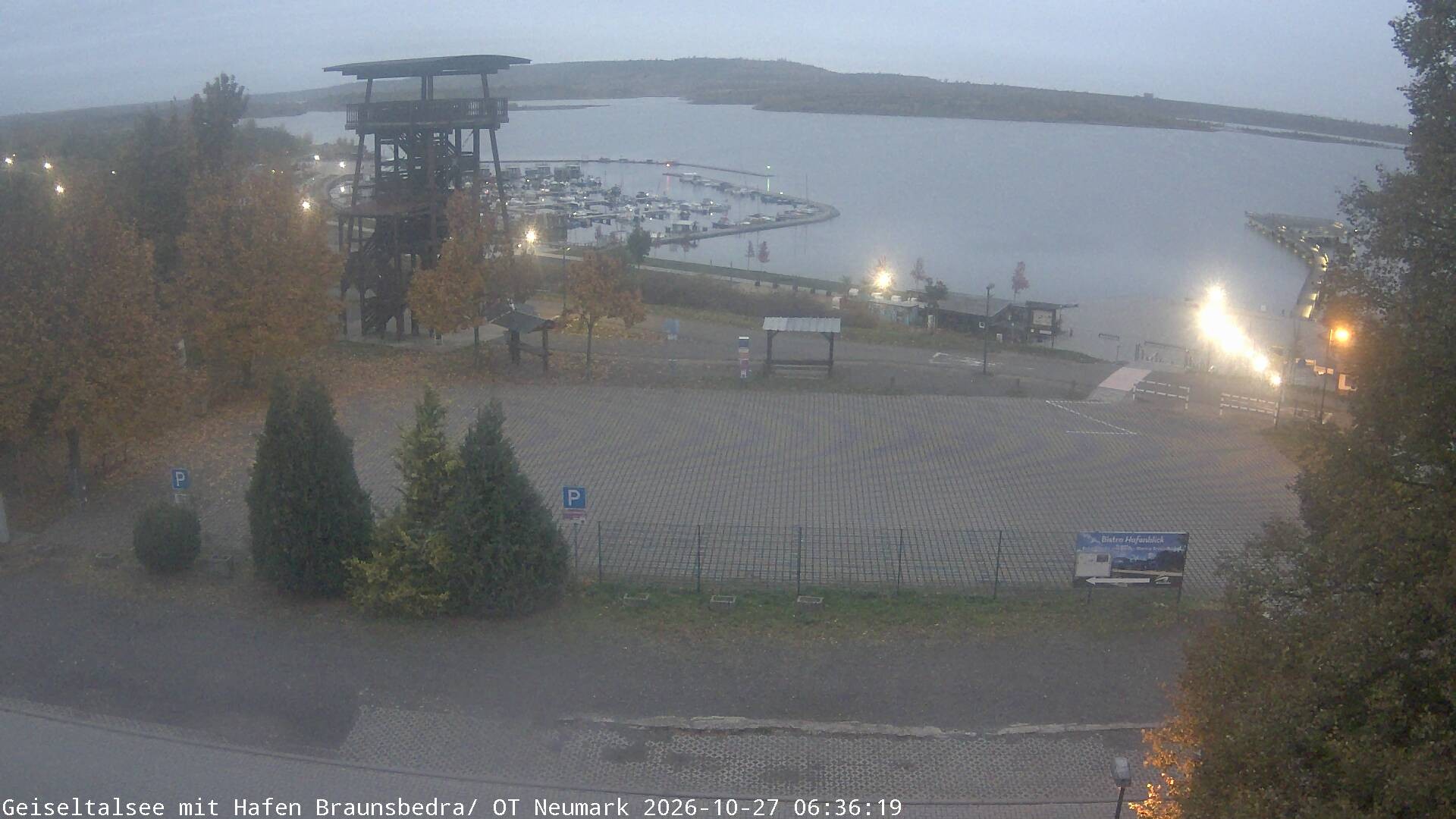 Archiv Foto Webcam Geiseltalsee - Braunsbedra Hafen