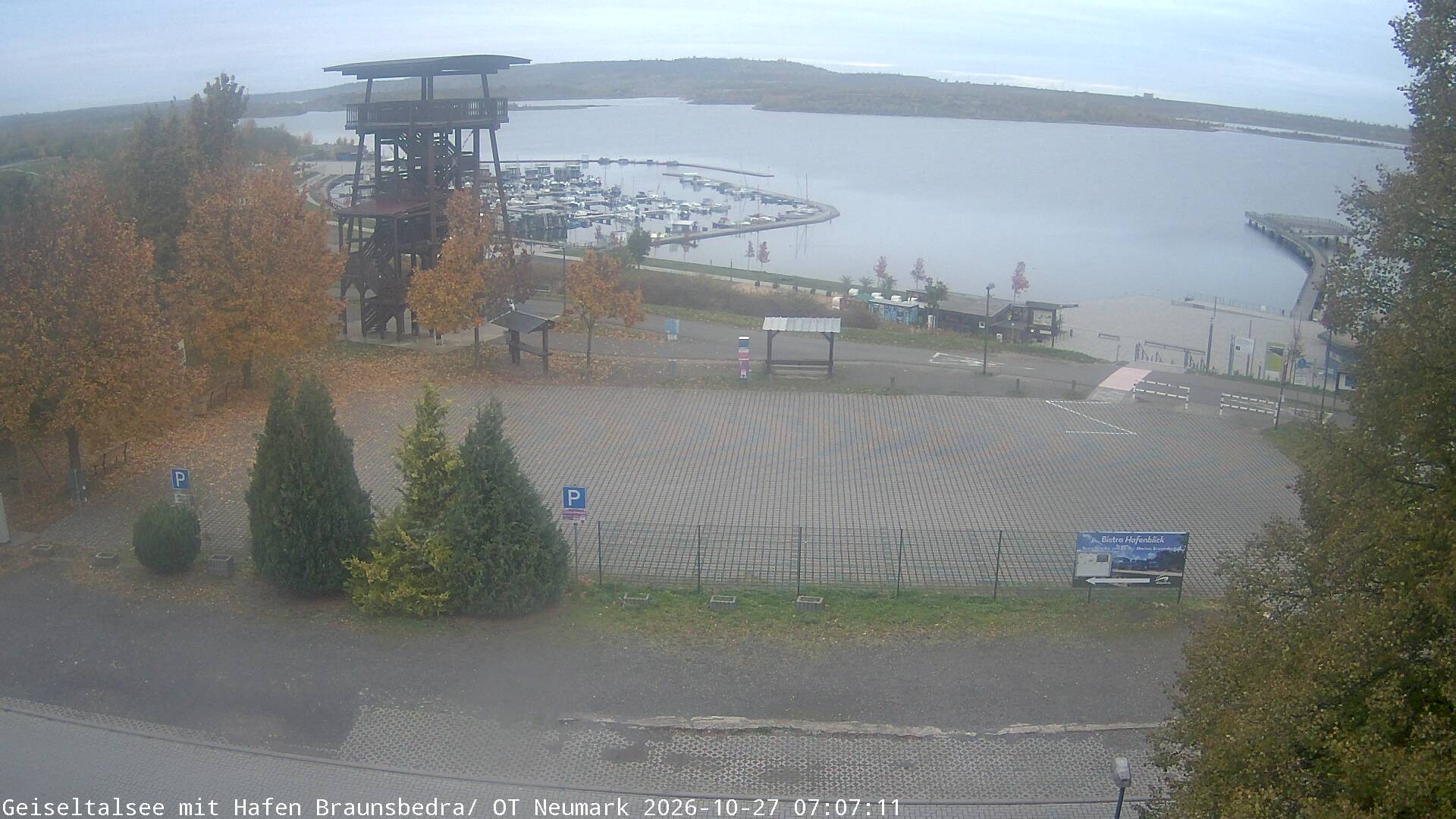 Archiv Foto Webcam Geiseltalsee - Braunsbedra Hafen