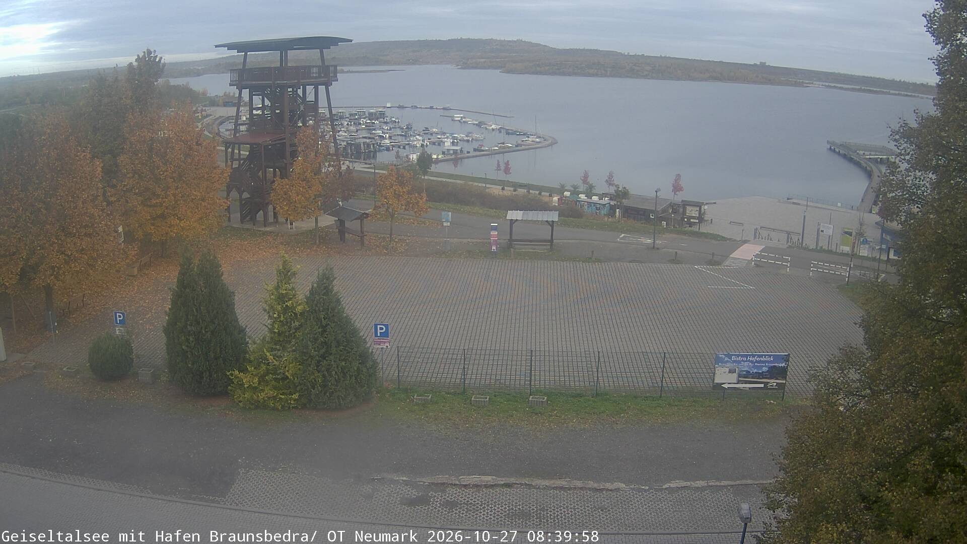 Archiv Foto Webcam Geiseltalsee - Braunsbedra Hafen