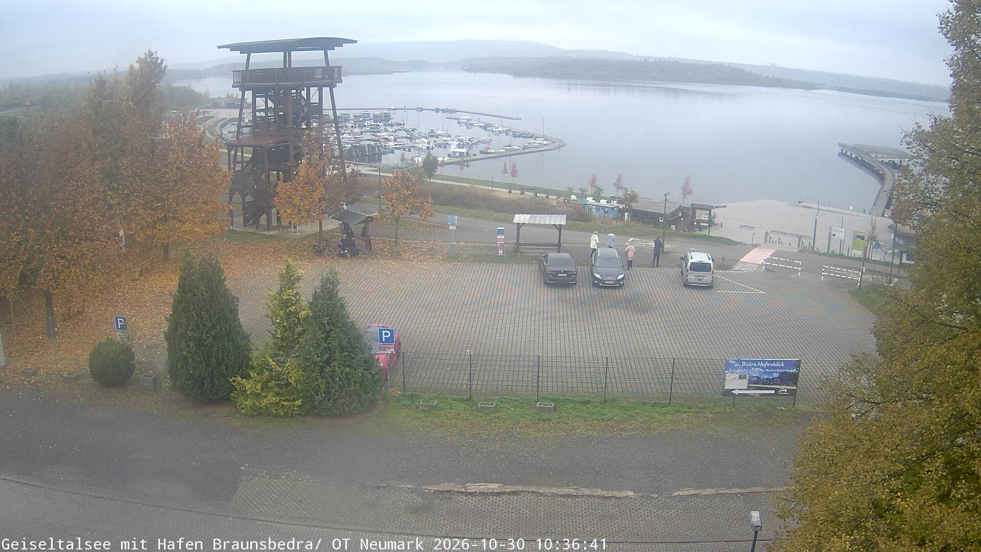Archiv Foto Webcam Geiseltalsee - Braunsbedra Hafen