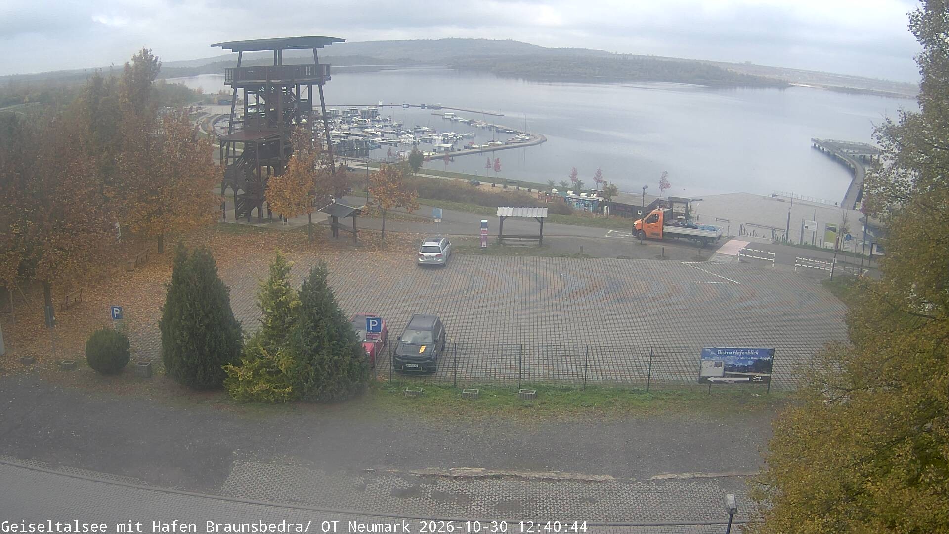 Archived image Webcam Lake Geiseltalsee - Marina Braunsbedra