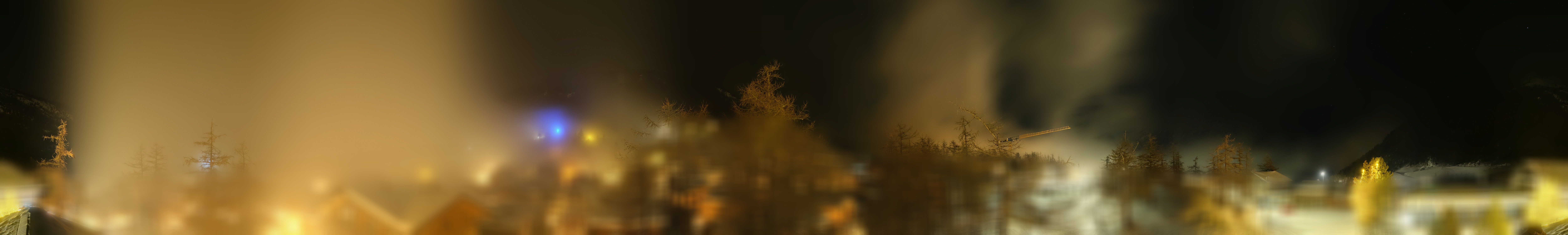 Archiv Foto Webcam Saas Fee: Blick in den Ortskern