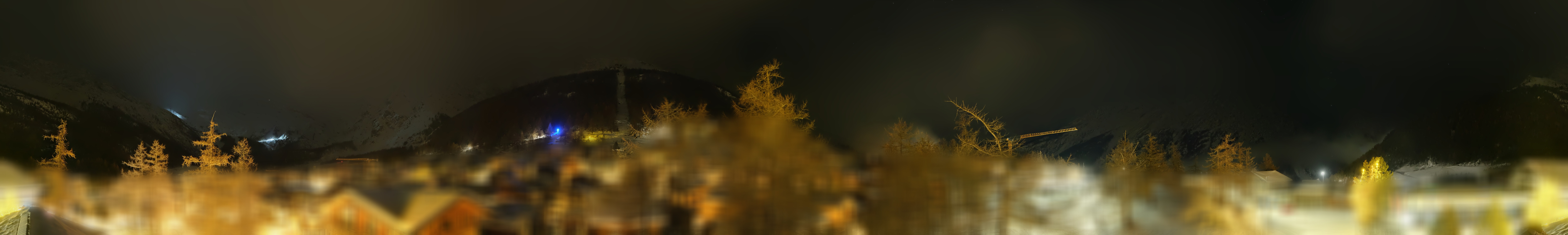 Archiv Foto Webcam Saas Fee: Blick in den Ortskern