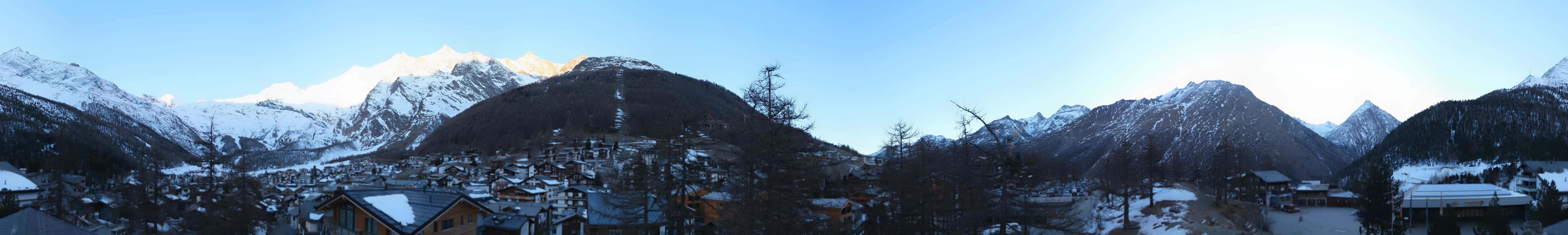 Archived image Webcam Saas Fee - View Village