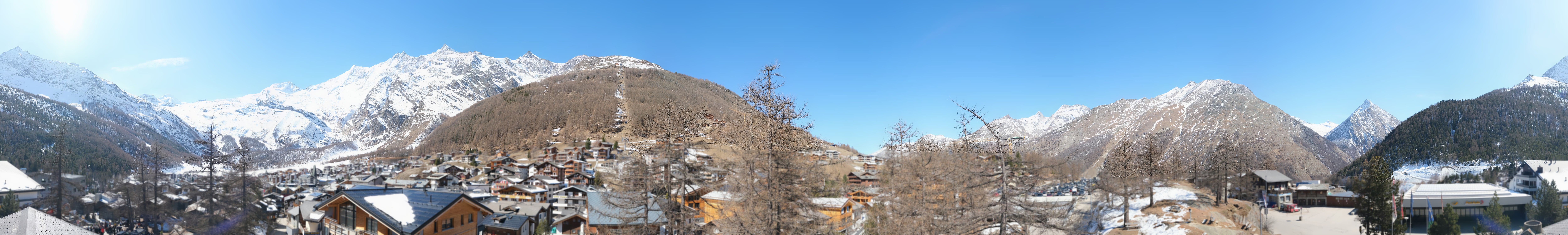 Archived image Webcam Saas Fee - View Village
