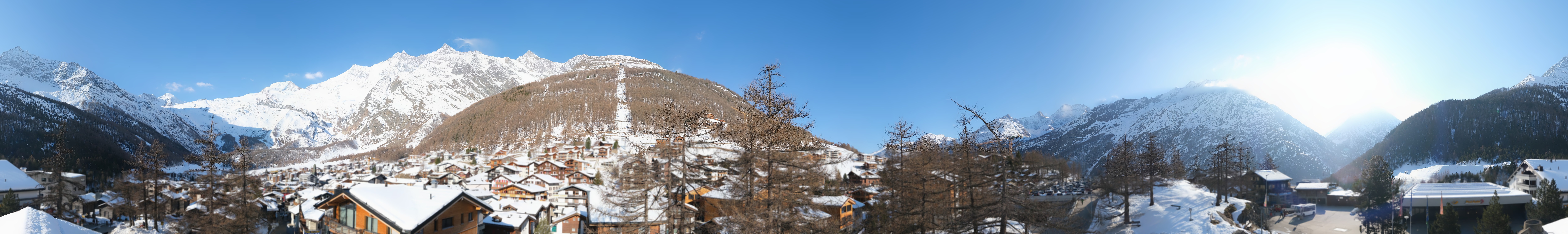 Archived image Webcam Saas Fee - View Village