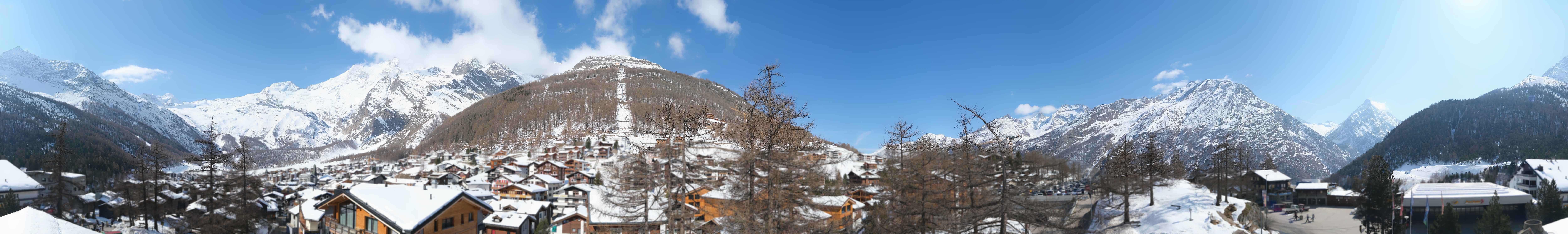 Archived image Webcam Saas Fee - View Village