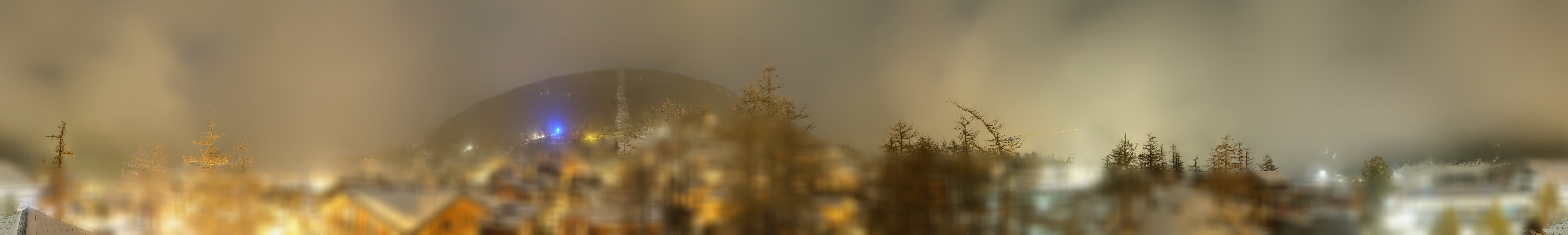 Archiv Foto Webcam Saas Fee: Blick in den Ortskern