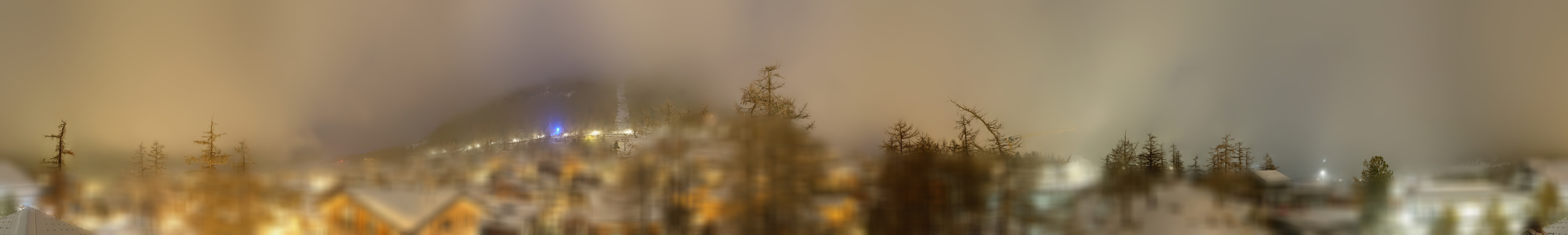 Archiv Foto Webcam Saas Fee: Blick in den Ortskern