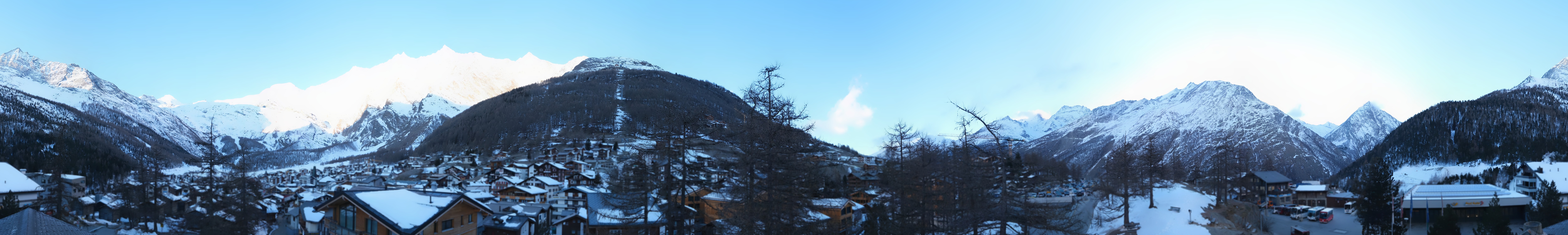 Archived image Webcam Saas Fee - View Village