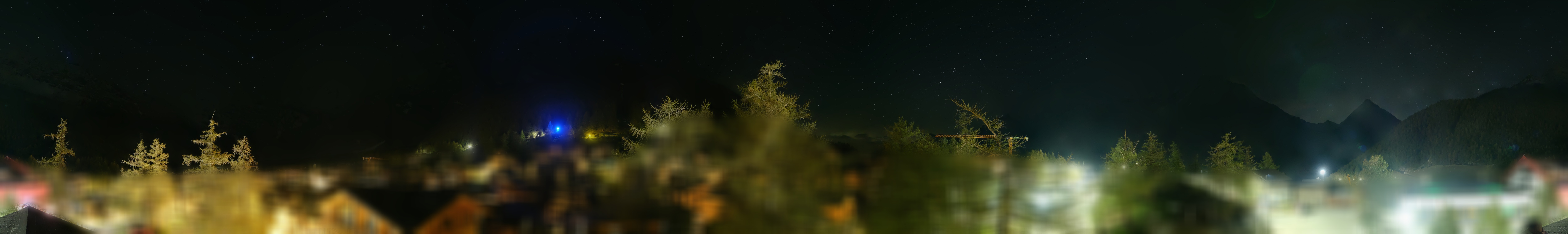 Archiv Foto Webcam Saas Fee: Blick in den Ortskern